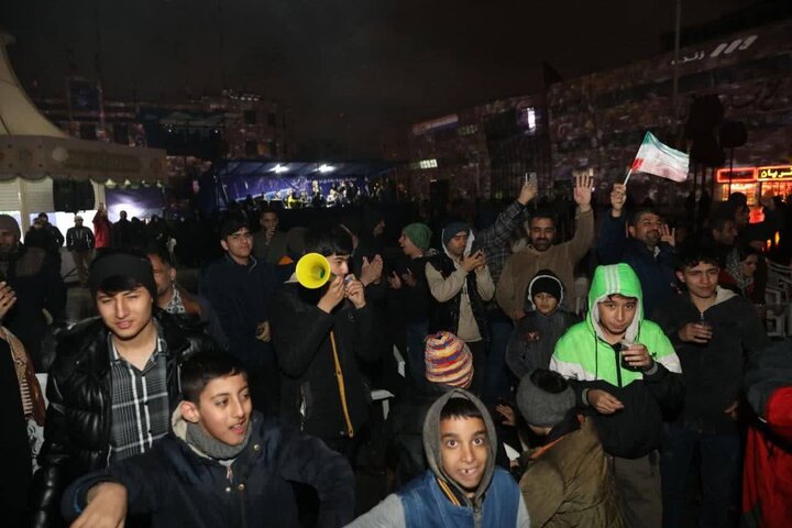 جشن مردم مشهد بعد از صعود تیم ملی فوتبال ایران به جام جهانی