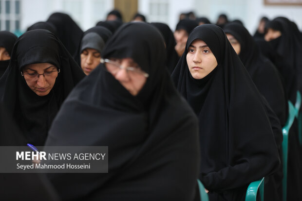 نشست جمعی از بانوان حوزوی و تشکلهای خواهران با رئیس مجلس شورای اسلامی 4