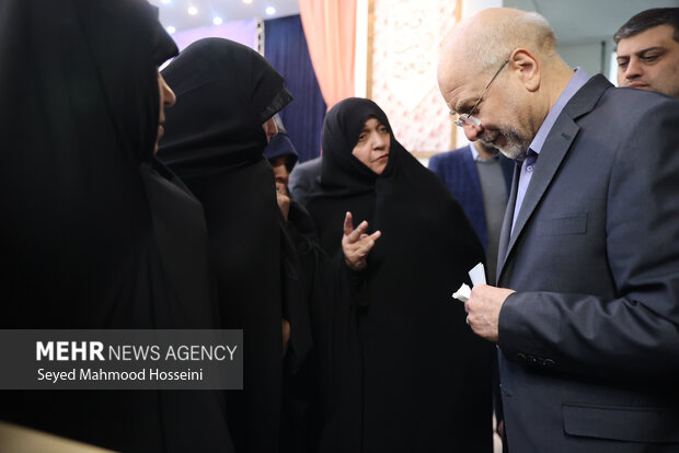 نشست جمعی از بانوان حوزوی و تشکلهای خواهران با رئیس مجلس شورای اسلامی 8