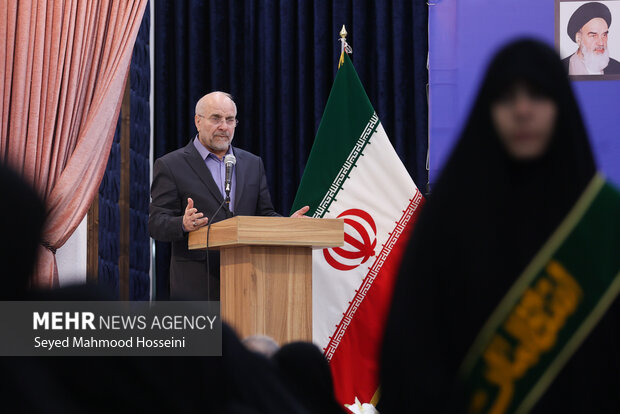 نشست جمعی از بانوان حوزوی و تشکلهای خواهران با رئیس مجلس شورای اسلامی 35