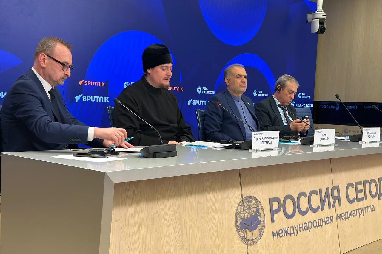 نشست خبری «روز قدس، همبستگی با فلسطین» در گروه رسانهای روسیه امروز 2
