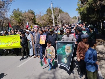 کوهبنانی ها حمایت از فلسطین را با تمام وجود در گوش جهانیان فریاد زدند