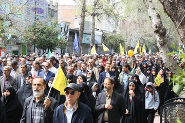 عهد مردم میاندرود با مظلومان غزه و فلسطین