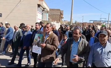 حضور با شکوه مردم انابد در روز جهانی قدس