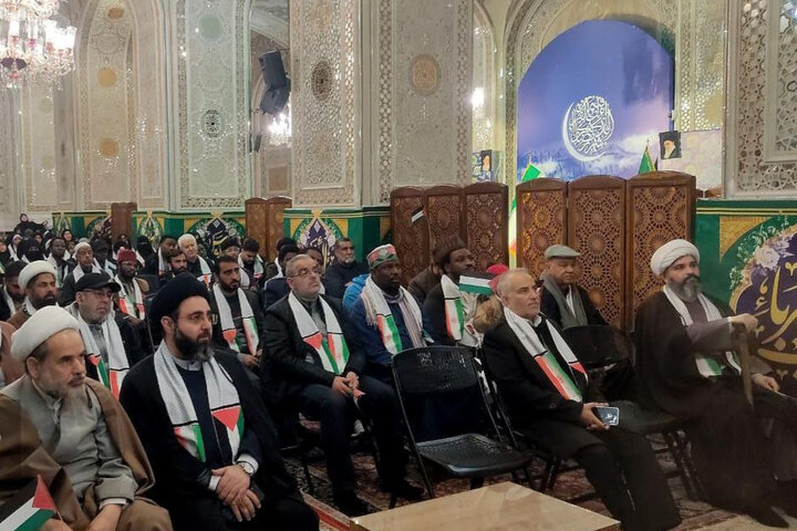 همایش «حی علی القدس» در مشهد برگزار شد