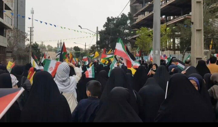 حضور گسترده البرزی ها در راهپیمایی روز قدس