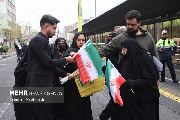 راهپیمایی روز جهانی قدس در تهران 3