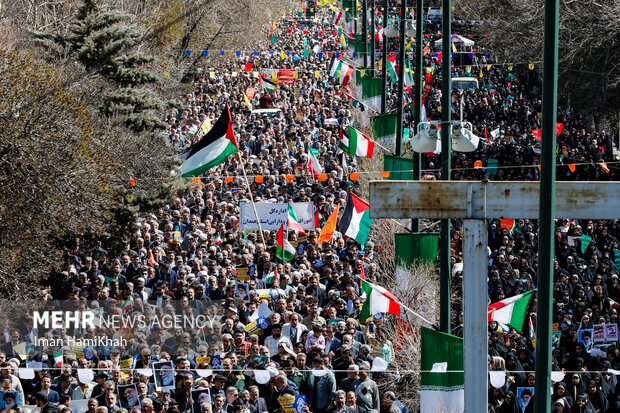 بازتاب«راهپیمایی میلیونی و بیسابقه»روز قدس در ایران در رسانههای عربی