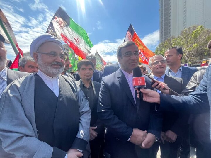 استاندار خراسان رضوی: مردم فلسطین تنها نیستند