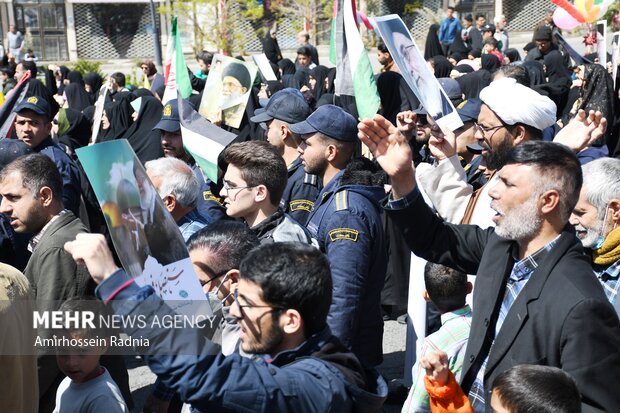راهپیمایی روز قدس در بیرجند