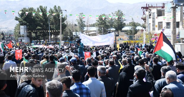 راهپیمایی روز قدس در بیرجند