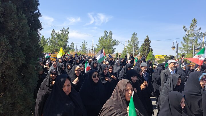 راهپیمایی روز جهانی قدس در اردستان