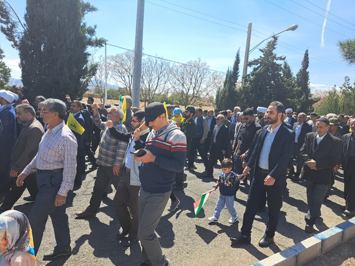 راهپیمایی روز جهانی قدس در اردستان