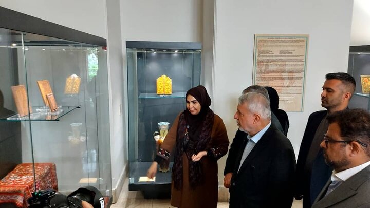 بازدید نوروزی وزیر میراثفرهنگی، گردشگری و صنایعدستی از کاخ گلستان