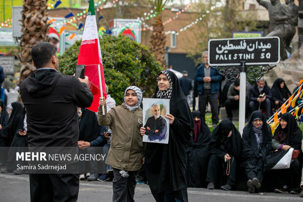 راهپیمایی روز قدس در تهران