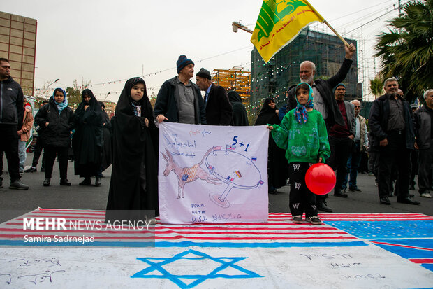 راهپیمایی روز قدس در تهران