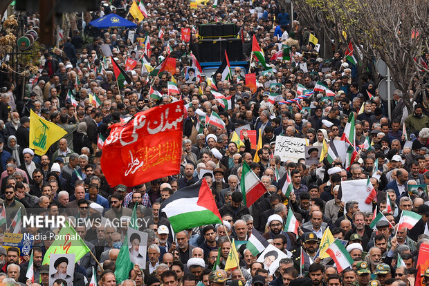 حضور پرشور مردم البرز در مراسم  روز جهانی  قدس