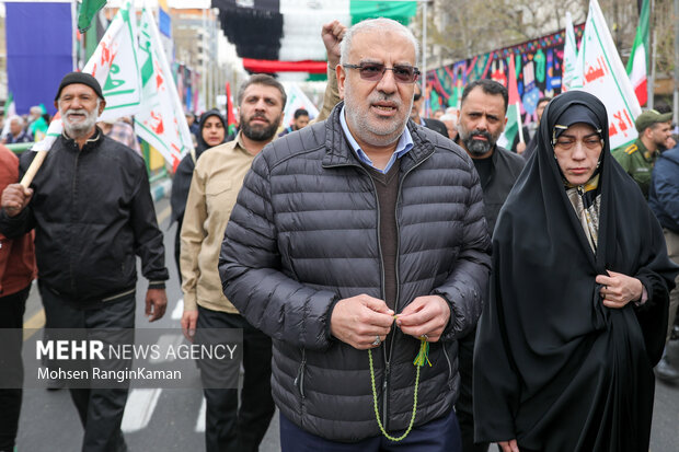 حضور مسئولان لشکری و کشوری در راهپیمایی روز قدس 25