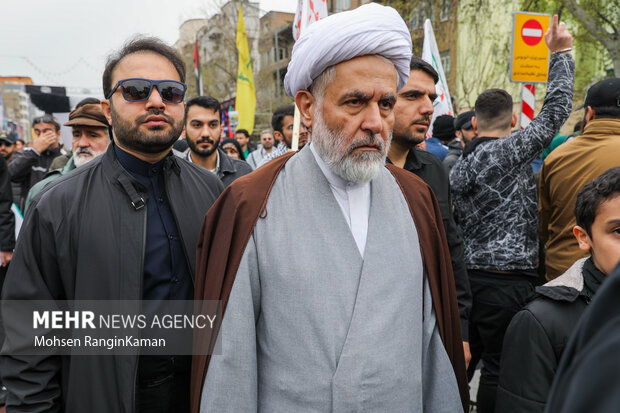 حضور مسئولان لشکری و کشوری در راهپیمایی روز قدس 7