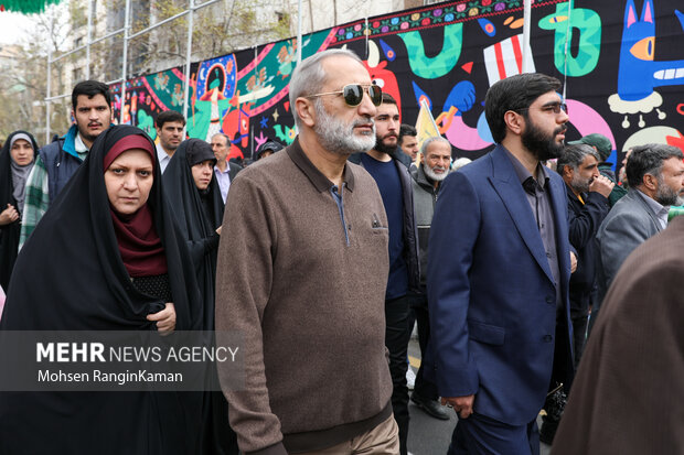 حضور مسئولان لشکری و کشوری در راهپیمایی روز قدس 6