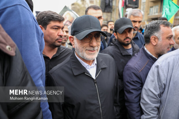 حضور مسئولان لشکری و کشوری در راهپیمایی روز قدس 2