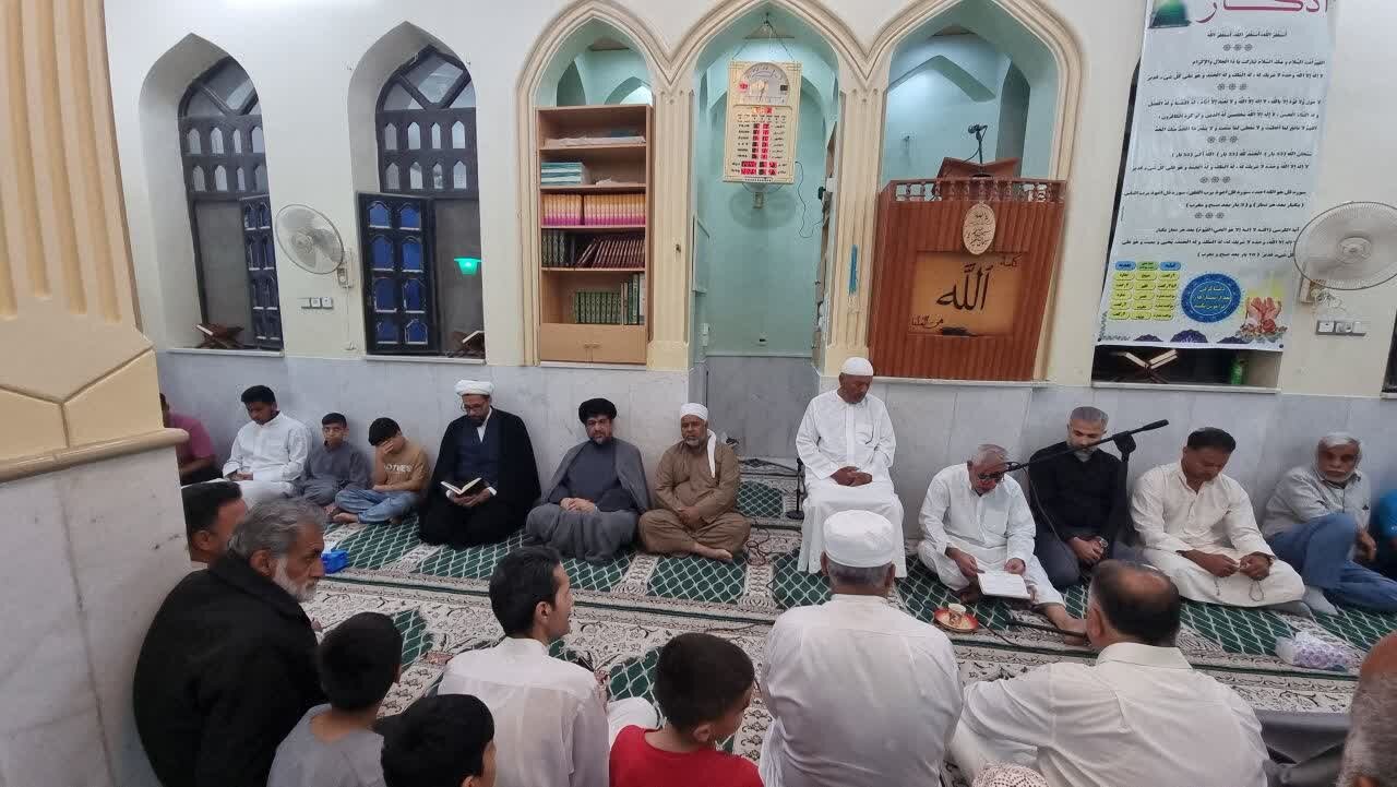 آئین «الوداع» ماه رمضان در گناوه برگزار شد