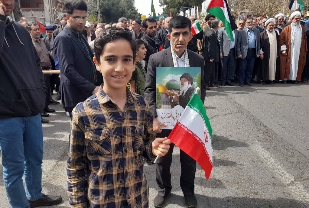 تجدید میثاق قومس با آرمان قدس؛ تکرار حماسه با شعار «علی العهد یا قدس»