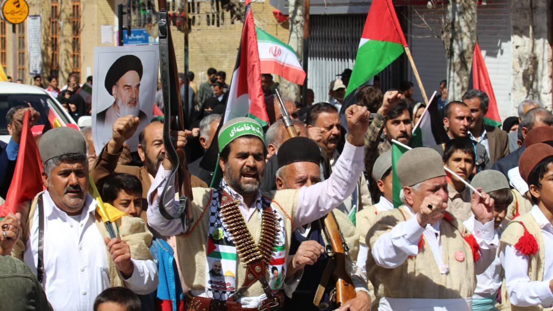 جلوه های دیدنی از راهپیمایی قدس در کهگیلویه و بویراحمد