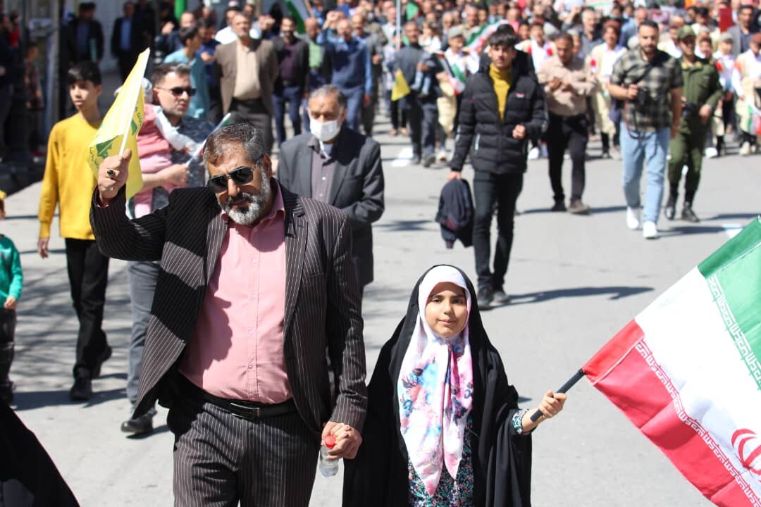 جلوه های دیدنی از راهپیمایی قدس در کهگیلویه و بویراحمد