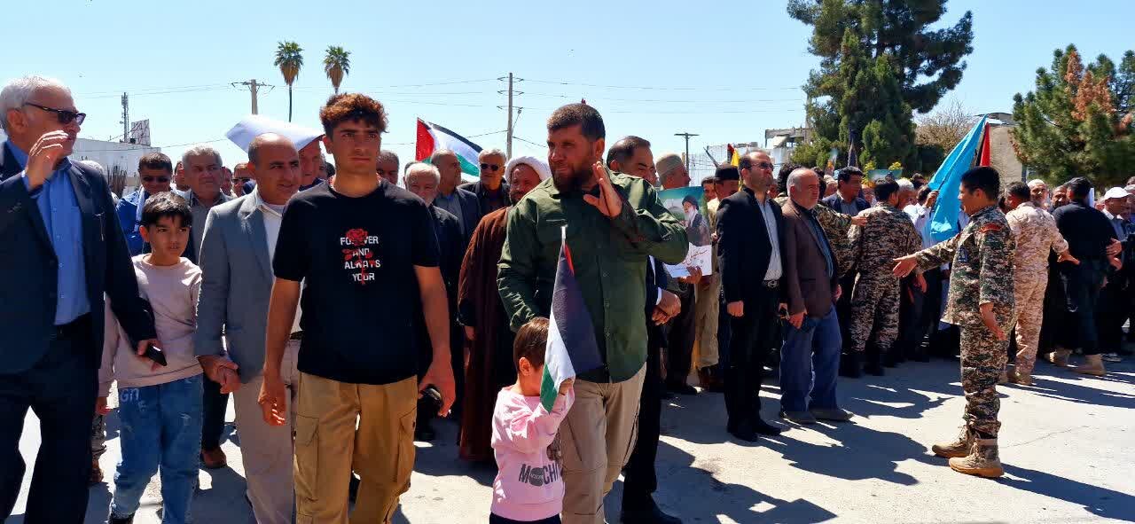 جلوه های دیدنی از راهپیمایی قدس در کهگیلویه و بویراحمد