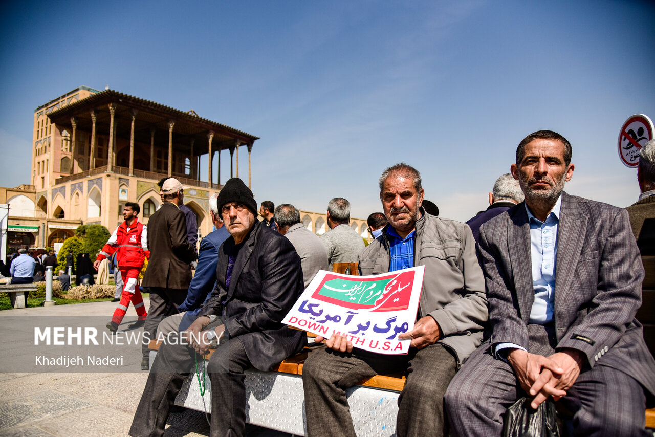 قدمهای مؤمنانه مردم اصفهان به سوی آزادی قدس و جهانی بدون ظلم
