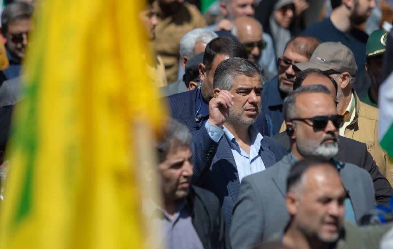 خلق حماسه روزهداران سرزمین آفتاب در راهپیمایی روز قدس