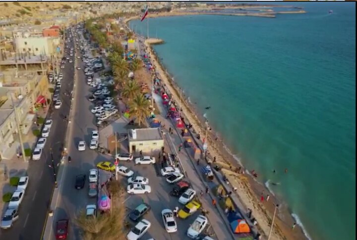 بندر باستانی سیراف در نهمین روز نوروز ۱۴۰۴