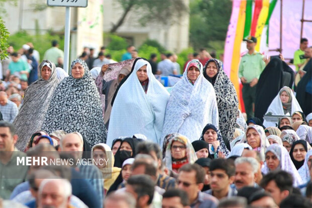 از شهریار تا فیروزکوه؛برگزاری نماز عید فطر با پیام وحدت و همبستگی