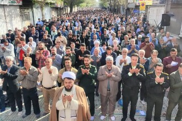 تاکید بر وحدت اسلامی در خطبه‌های نماز عید فطر خیرآباد