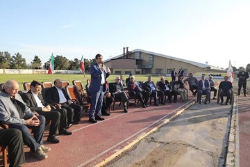 وزیر ورزش در حال ورزش روز جمعه + عکس