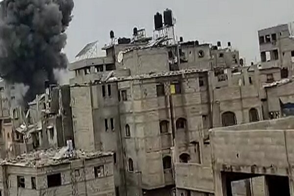 حمله هوایی رژیم صهیونیستی به غزه+ فیلم