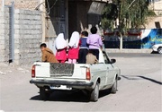 هشدار پلیس راه خوزستان درباره حمل مسافر در قسمت بار وانت‌بارها