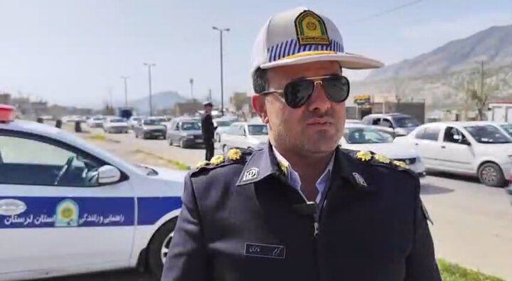 توصیه رئیس پلیس راهور لرستان به رانندگان در مسیر برگشت