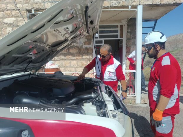 حضور بازرسان سازمان امداد و نجات در پایگاه‌های لرستان