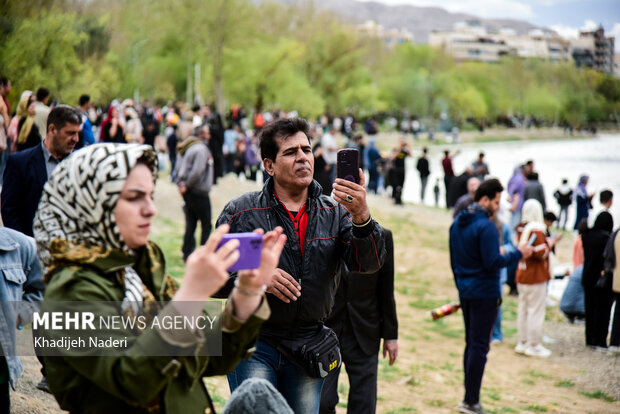 جاری شدن موقت آب زاینده رود