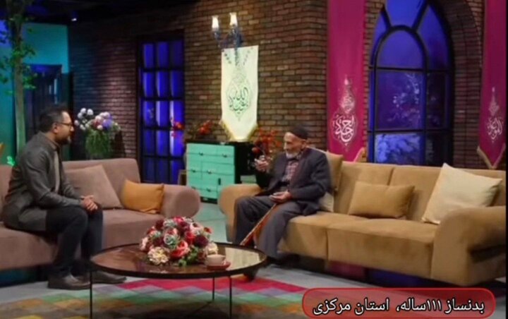 پیرمرد بدنساز ۱۱۱ ساله خندابی به جا مانده از نسل قاجار