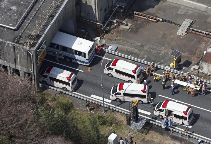 تصادف اتوبوس گردشگران خارجی در توکیو با ۴۷ مصدوم