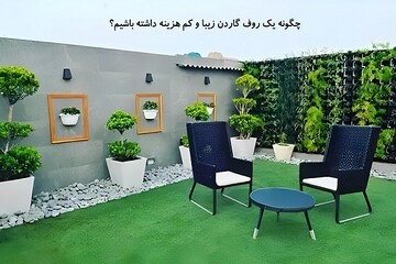 چگونه یک روف گاردن زیبا و کم هزینه داشته باشیم؟