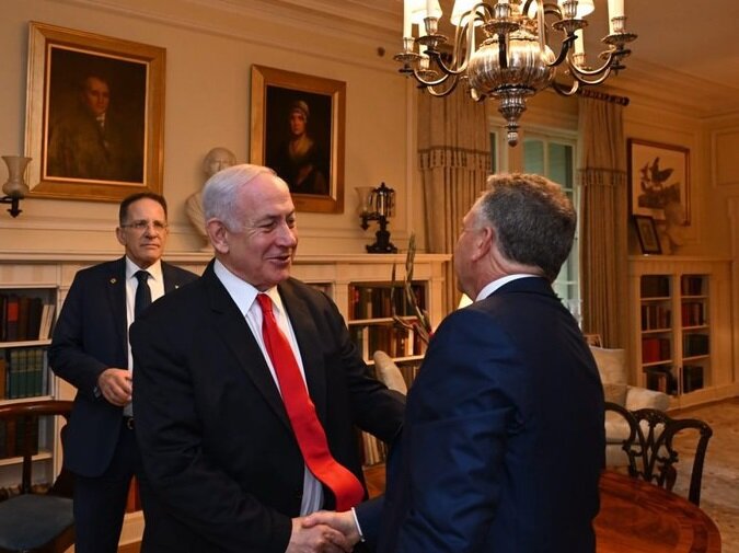 دیدار «نتانیاهو» و نماینده «ترامپ»