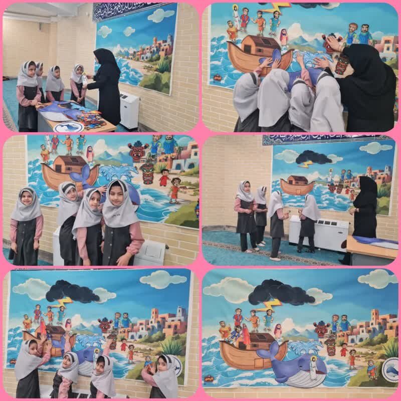 پرده خوانی قصههای قرآنی در مدارس استان قم