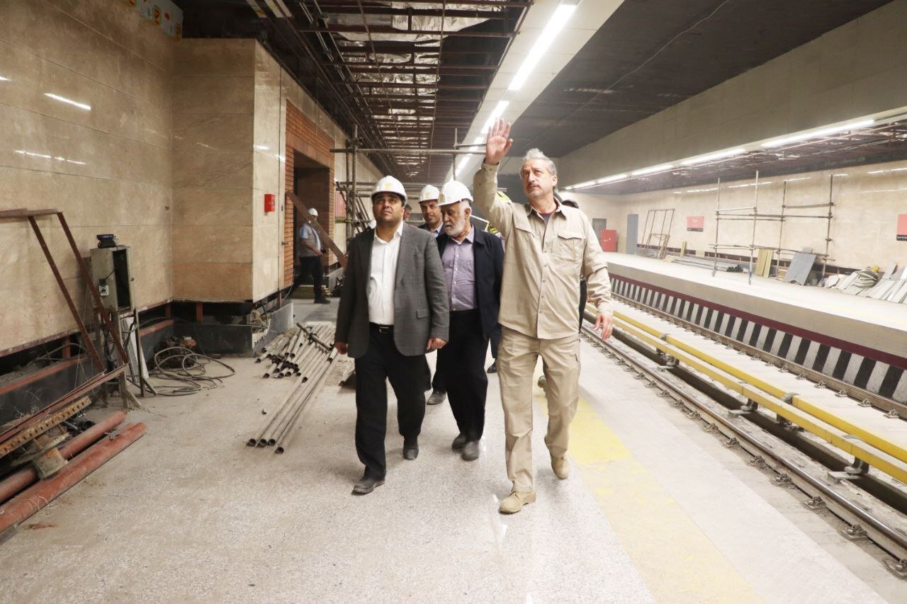 افتتاح میانگین یک پروژه در هر ماه از سال ۱۴۰۴ در شبکه مترو تهران