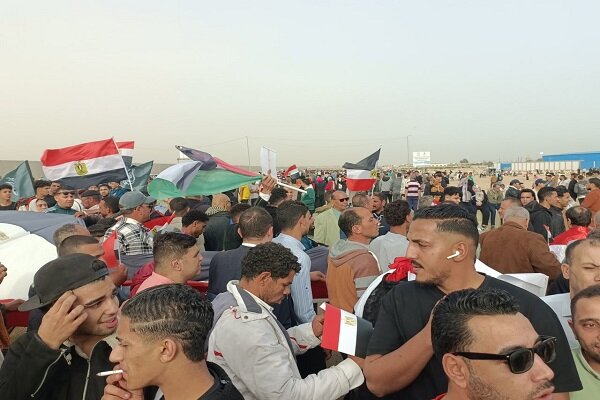 تظاهرات گسترده ضدصهیونیستی مردم مصر