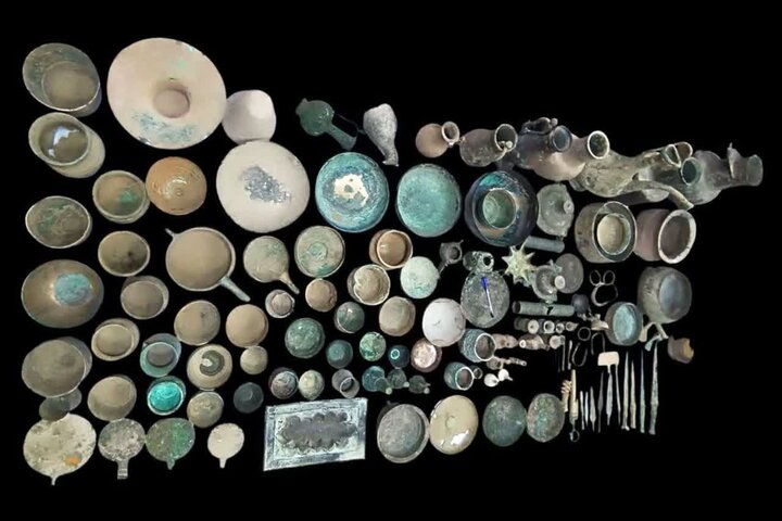 کشف 37 قلم شیء تاریخی و تقلبی در تبریز توسط یگان حفاظت