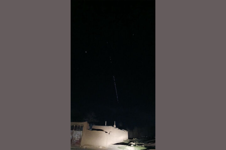 رویت شی نورانی ناشناس در آسمان قم